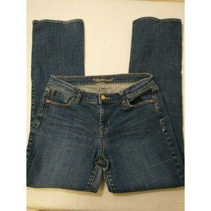 Old Navy Womens Blue Flat Front 5 Pocket Design